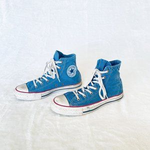 Blue Converse Chuck Taylor Vintage Style Sneakers